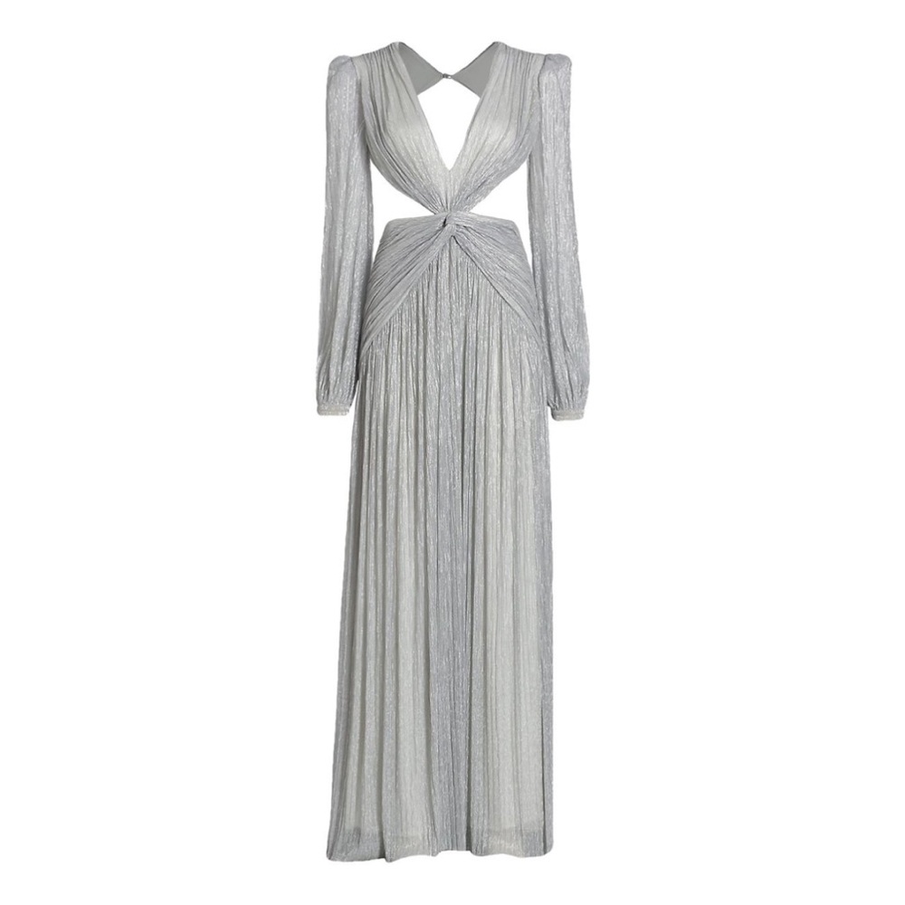 PATBO silver metallic dress - worn once - Picture 7 of 8
